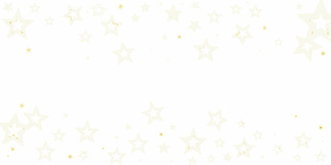 scattered golden stars on white background sparkling celestial astronomy cosmic pattern vector illustration design decoration festival holiday magic fantasy ornament graphic © Ramanath