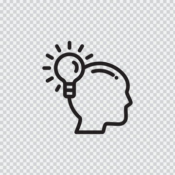brainstorming, concept, creative-thinking, design, discovery, idea, ideas, illumination, innovation, inspiration, intelligence, light-bulb, line-art, mind, new-idea, problem-solving, silhouette, thoug
