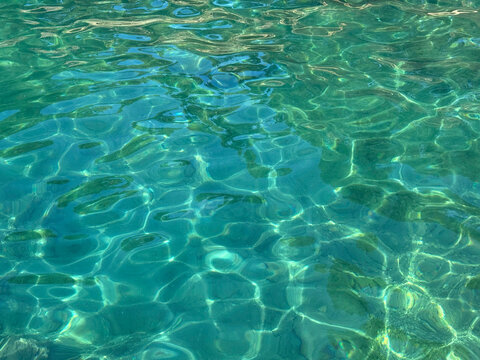 Sea clear water beautiful seascape