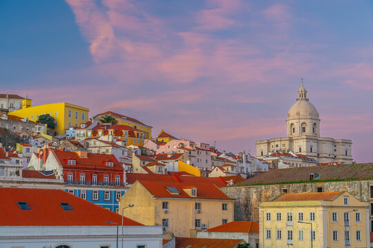Scenic cityscape of Lisbon, Portugal