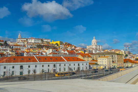 Scenic cityscape of Lisbon, Portugal