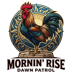Morning Rise Dawn Patrol logo © Arabicdesign