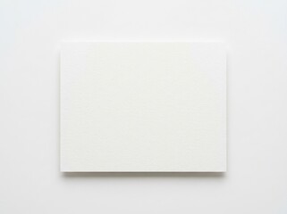 Fototapeta premium Blank white textured paper sheet isolated on white background