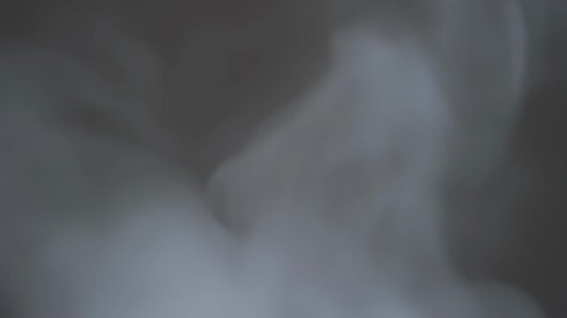 Closeup of smoke in the air.