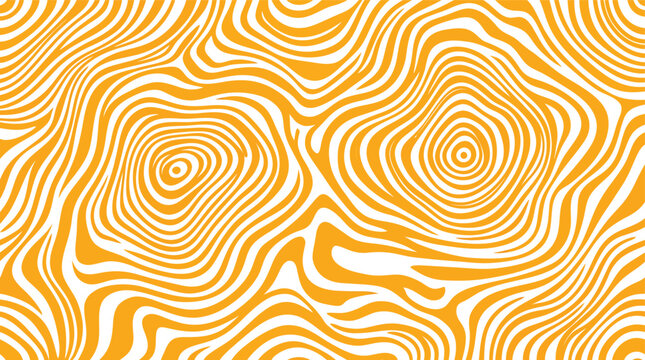Abstract yellow and white wavy line pattern seamless background texture for modern graphic design projects