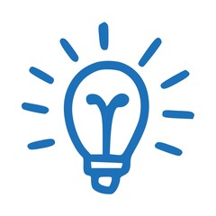 Fototapeta premium Hand Holding Light Bulb Idea Icon Vector Illustration for Creative Business Innovation Energy and Modern Design Concept