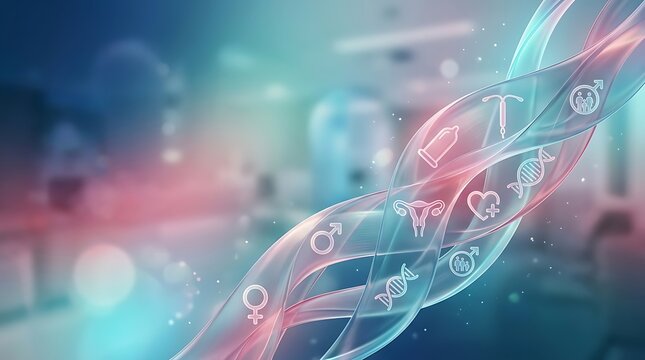 World Sexual Health Day abstract medical concept with icons