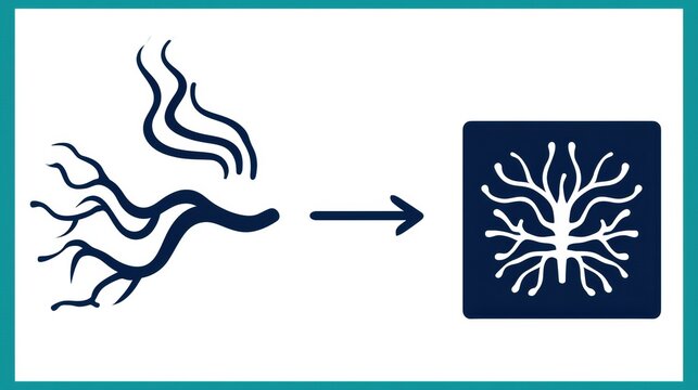 Diagram shows breath wave icon connected to the parasympathetic nervous system using arrows, illustrating a pathway of activation and response