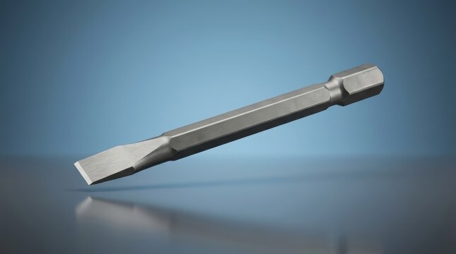 Welding chisel 3D render slag removal tool designed for weld cleaning surface preparation and fabrication efficiency