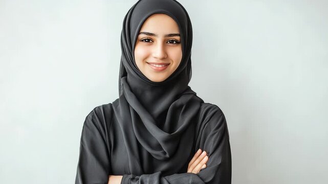 Young woman smiling happy portrait