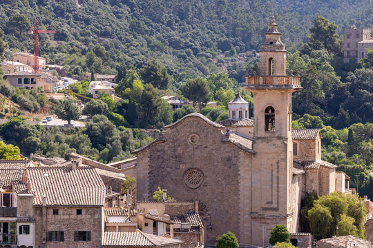 the church of Valldemossa, Mallorca, Spain