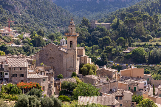 the church of Valldemossa, Mallorca, Spain