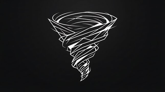 Tornado abstract illustration