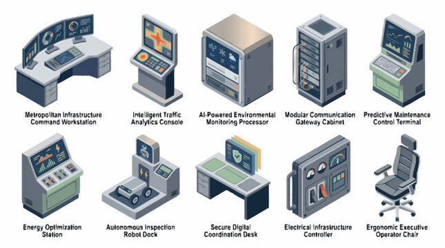 Collection of vintage computer workstations and monitors.