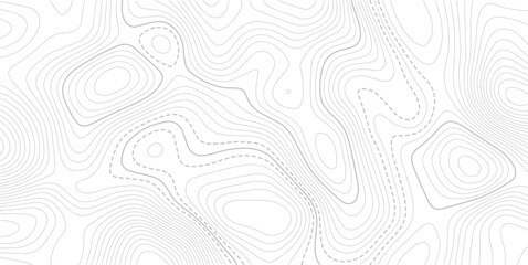 Topographic map background geographic line map with elevation assignments.Topography and geography map grid abstract backdrop. vector illustration. © MDSOHEL