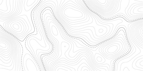 Topographic map background geographic line map with elevation assignments.Topography and geography map grid abstract backdrop. vector illustration. © MDSOHEL