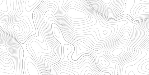 Topographic map background geographic line map with elevation assignments.Topography and geography map grid abstract backdrop. vector illustration. © MDSOHEL