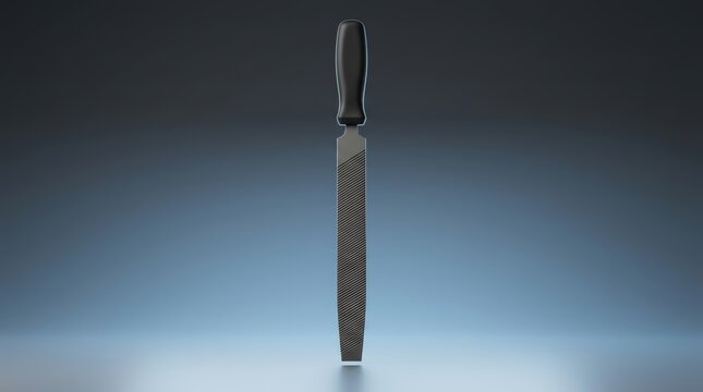 Mill file 3D render general purpose finishing tool engineered for material shaping surface refinement and fabrication work