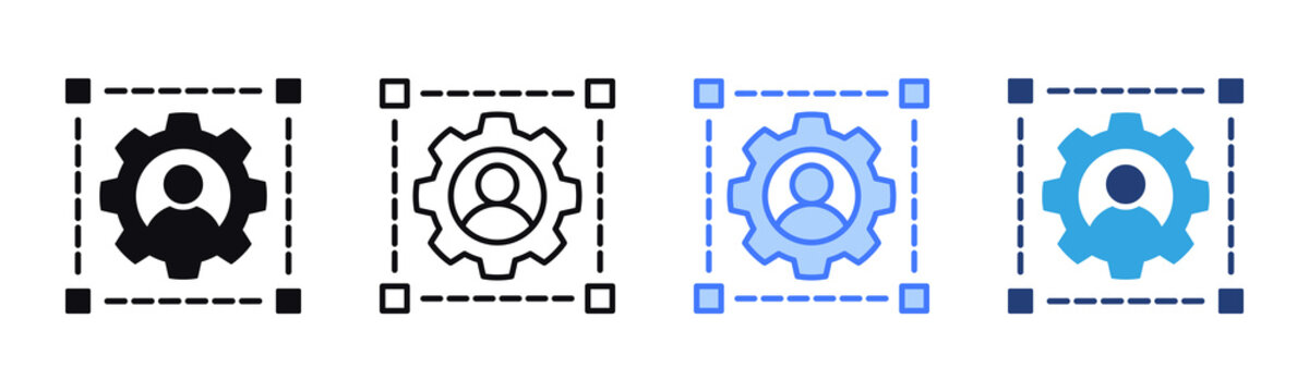 Career Management icon sheet multiple style collection