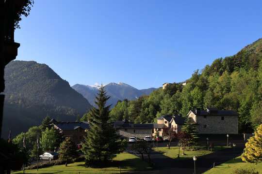Landscape in the Pyrenean state of Andorra  