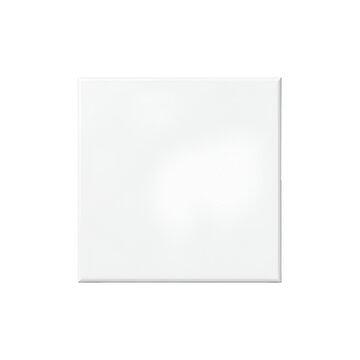 Minimalist white square against a grey backdrop