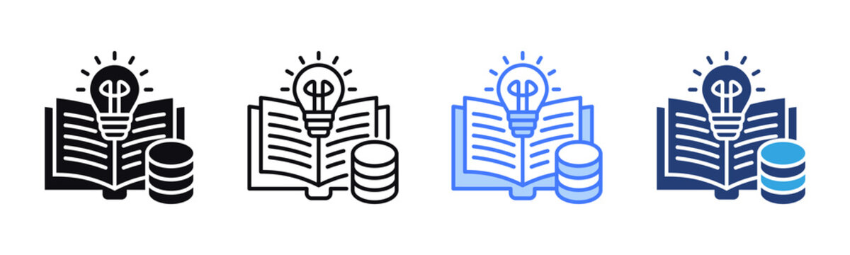 Knowledge Base icon sheet multiple style collection