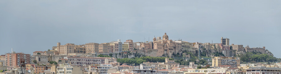 Fototapeta premium Castle district eastern side, Cagliari, Italy