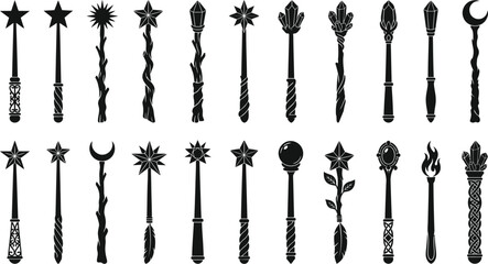 Halloween magic wands for spooky nights on oct 31 © MST SUYARA