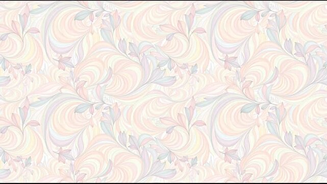Soft pastel floral pattern background texture.