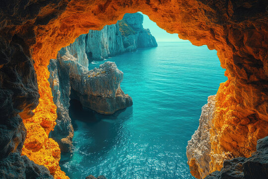 A Window Into the Ocean From the Cliffside