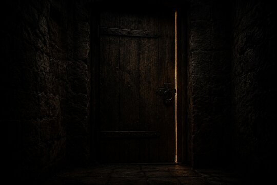banished. A heavy wooden door closing in a dark corridor, the last light narrowing. real-estate listings.