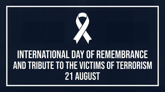 Awareness ribbon surrounded by a decorative text border for memorial events