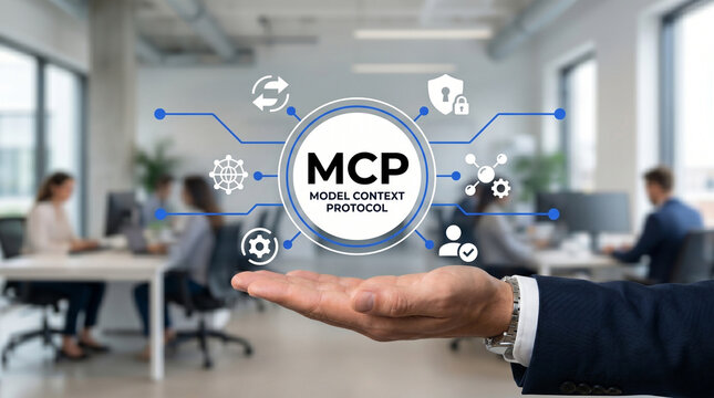 Hand presenting MCP protocol interface with secure data exchange, context exchange, multi agent framework