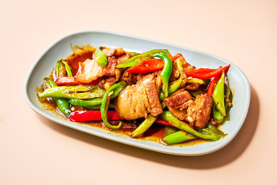fried pork with vegetables