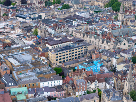Oxford High Street Aerial shot