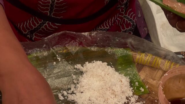 Authentic Indonesian Street Food Cenil Sweet Tapioca Dessert