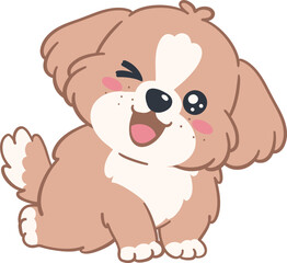 Obraz premium Dog Cartoon Animal Clipart Art