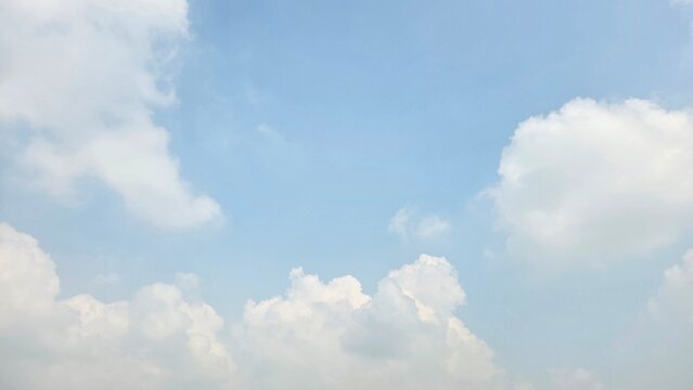 blue sky with clouds
