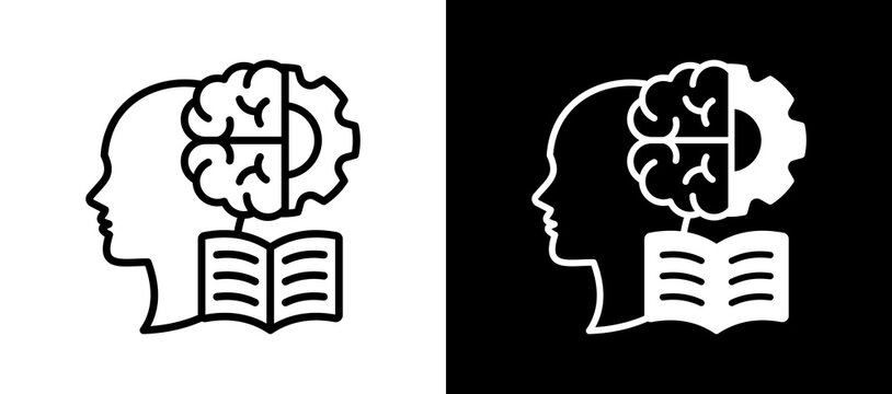 Practical Knowledge whiteblack icon