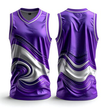 Purple tie dye womens racerback workout top.