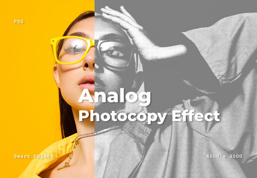Analog Photocopy Effect