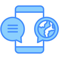 Obraz premium Chatting Icon