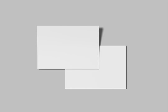 Landscape Flyer Blank Mockup 