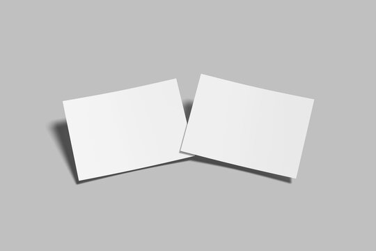 Landscape Flyer Blank Mockup 