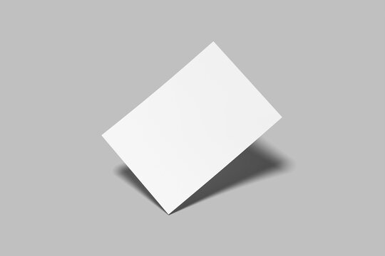 Landscape Flyer Blank Mockup 