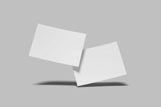 Landscape Flyer Blank Mockup 