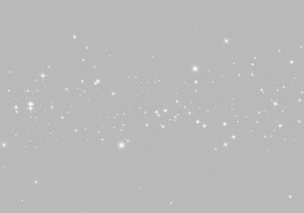 Fototapeta na wymiar Yellow sparkle, star and glitter dust in soft bokeh light. Festive magical particle, stardust, twinkle highlights on black background. Lens flare, sparks, glare and flare, vector illustration. 
