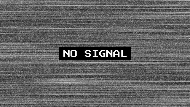 TV no signal noise overlay with pixel interference texture and analog static effect. Perfect for glitch, broadcast errors, VFX, video editing, and retro screens.
