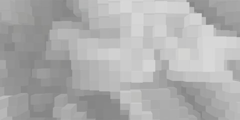 Obraz premium Abstract. Square geometric shapes pattern. Black white mosaic background. vector.
