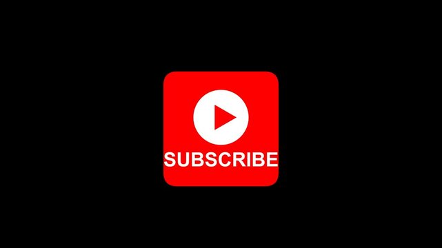 Dynamic red 'Subscribe Now' button, a call to action to boost subscriptions for video content and online channels